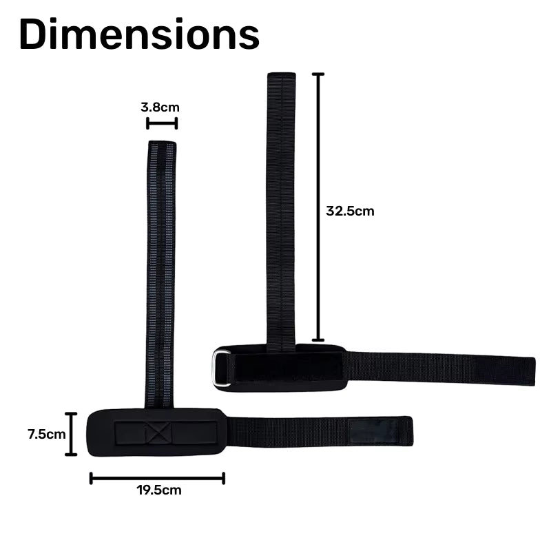 1 Pair Weight Lifting Straps with Padded Wrist Wraps Gym Exercise Deadlift Straps Anti-Slip Weightlifting Straps for Men Women